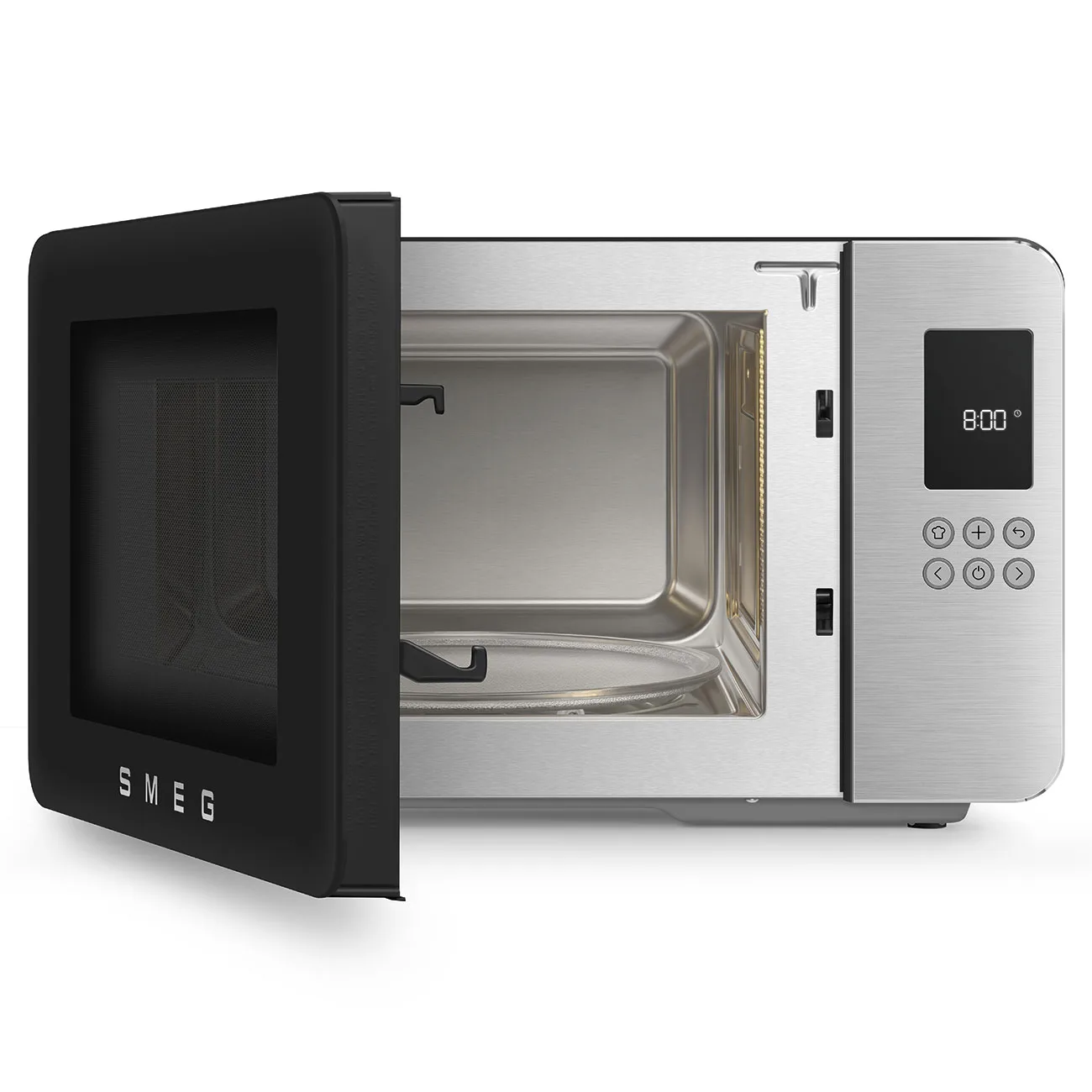 Smeg MOC01BLMEU Retro Solo Izgaralı Mikrodalga Mat Siyah - Görsel 2