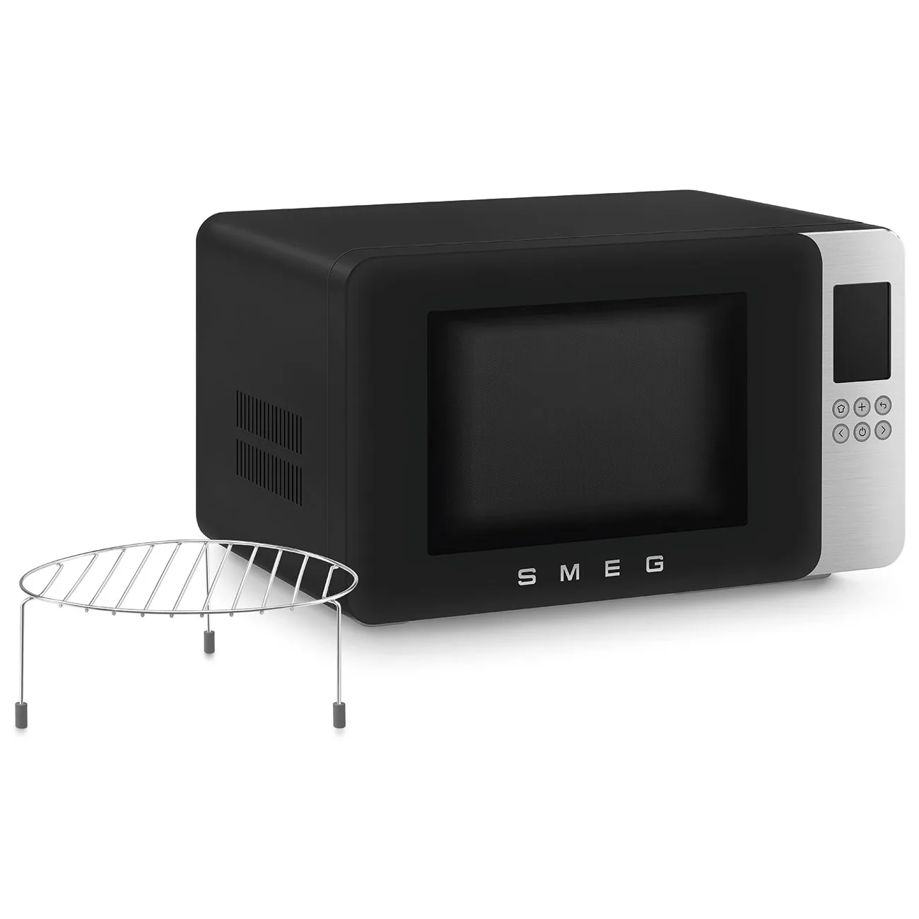 Smeg MOC01BLMEU Retro Solo Izgaralı Mikrodalga Mat Siyah - Görsel 11