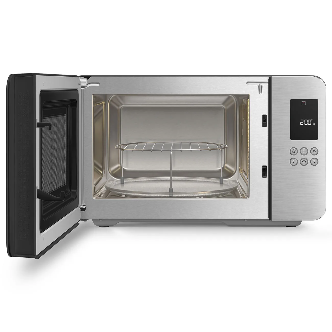 Smeg MOC01BLMEU Retro Solo Izgaralı Mikrodalga Mat Siyah - Görsel 6