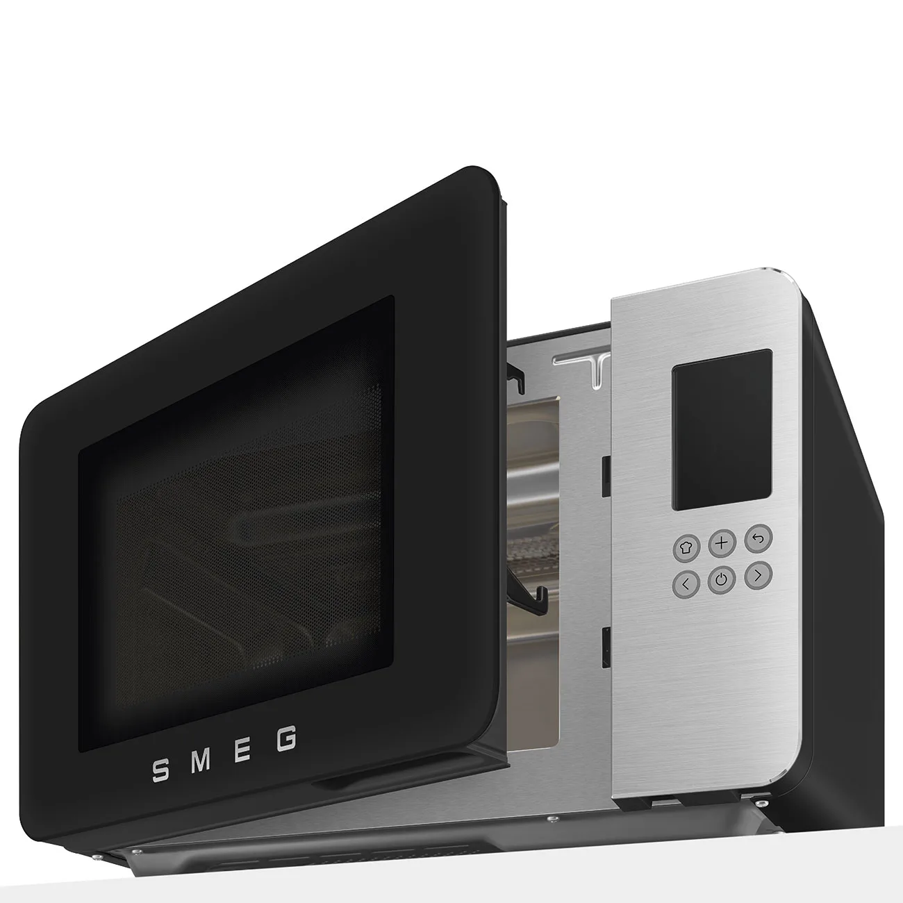 Smeg MOC01BLMEU Retro Solo Izgaralı Mikrodalga Mat Siyah - Görsel 9