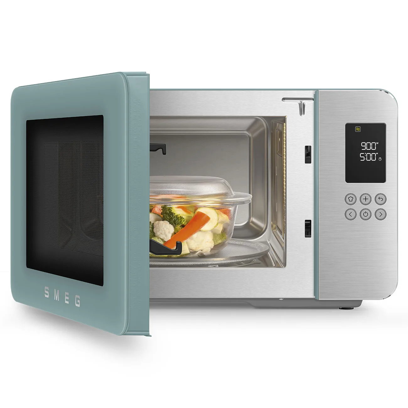Smeg MOC01EGMEU Retro Solo Izgaralı Mikrodalga Emerald Green - Görsel 12