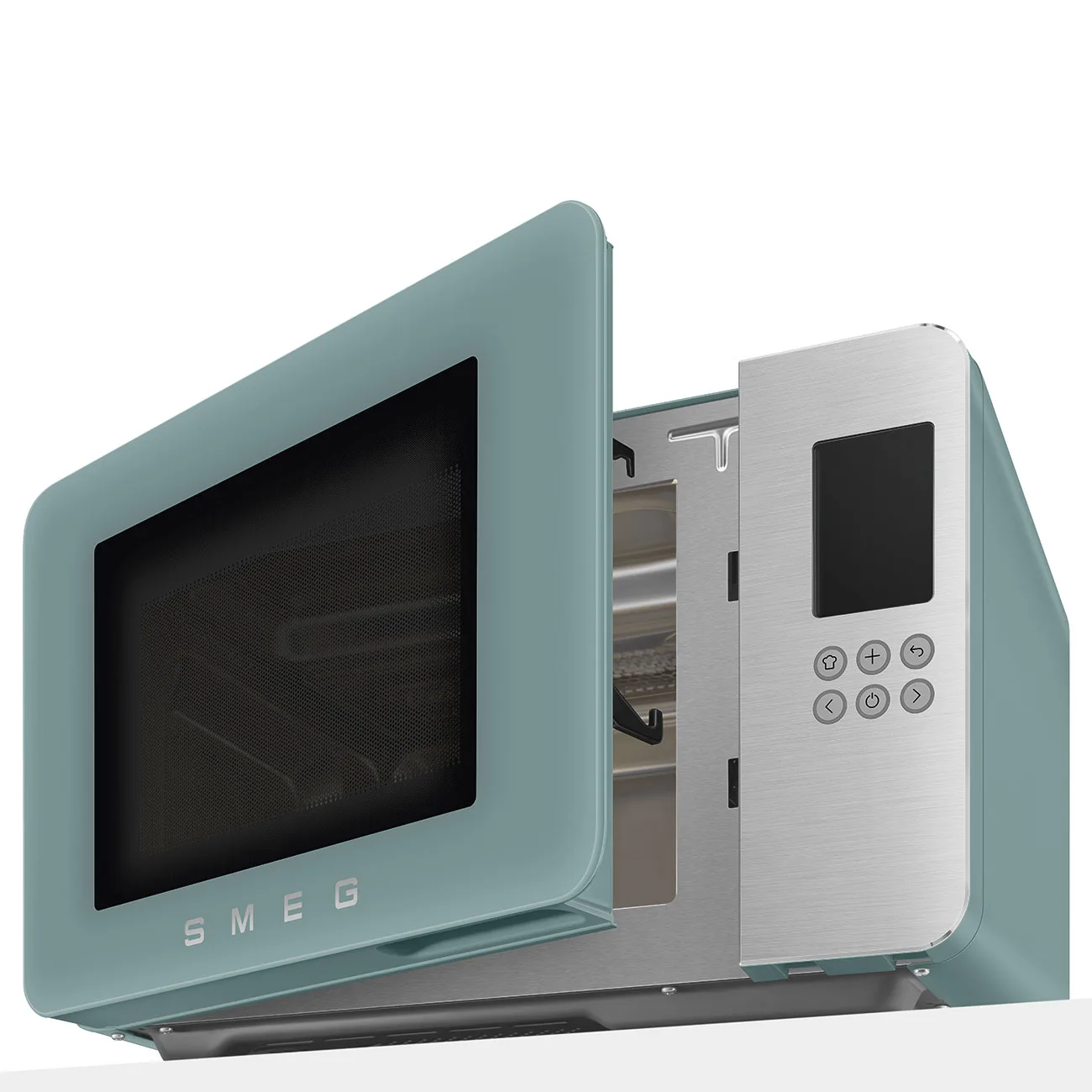 Smeg MOC01EGMEU Retro Solo Izgaralı Mikrodalga Emerald Green - Görsel 9