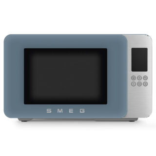 Smeg MOC01SBMEU Retro Solo Izgaralı Mikrodalga Mat Storm Blue