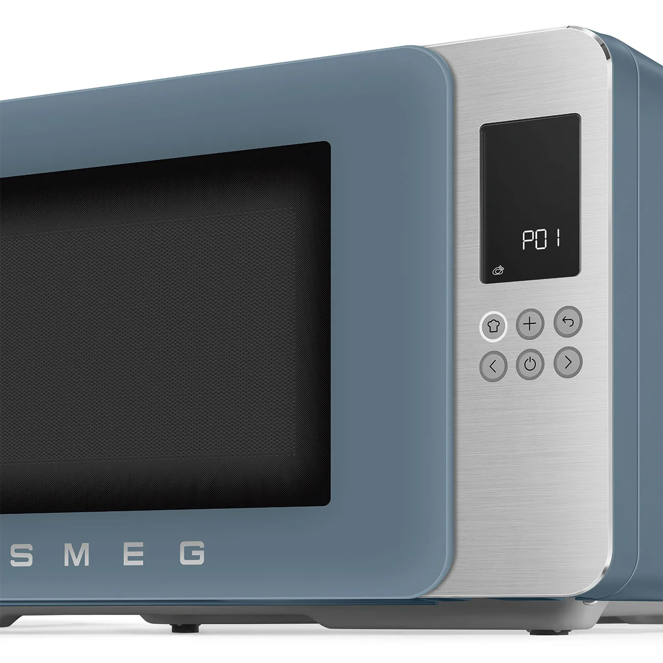 Smeg MOC01SBMEU Retro Solo Izgaralı Mikrodalga Mat Storm Blue - Görsel 5