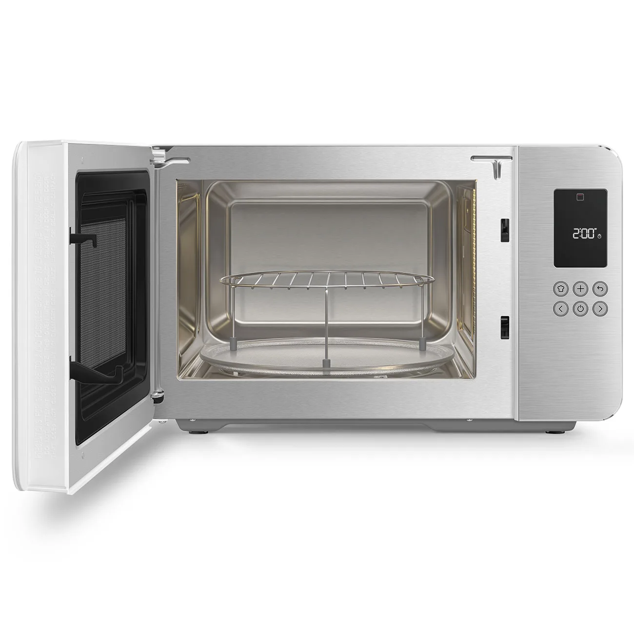 Smeg MOC01WHMEU Retro Solo Izgaralı Mikrodalga Mat Beyaz - Görsel 6
