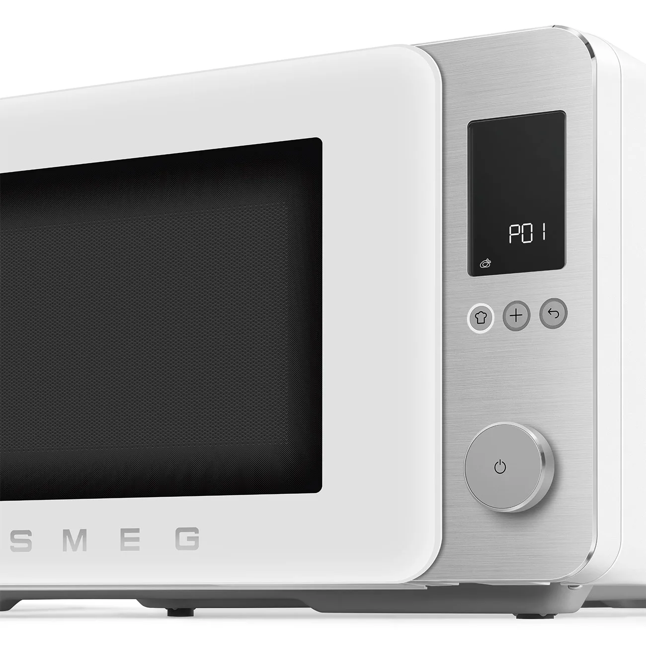 Smeg MOC02WHMEU Retro Solo Kombi Mikrodalga Mat Beyaz - Görsel 5