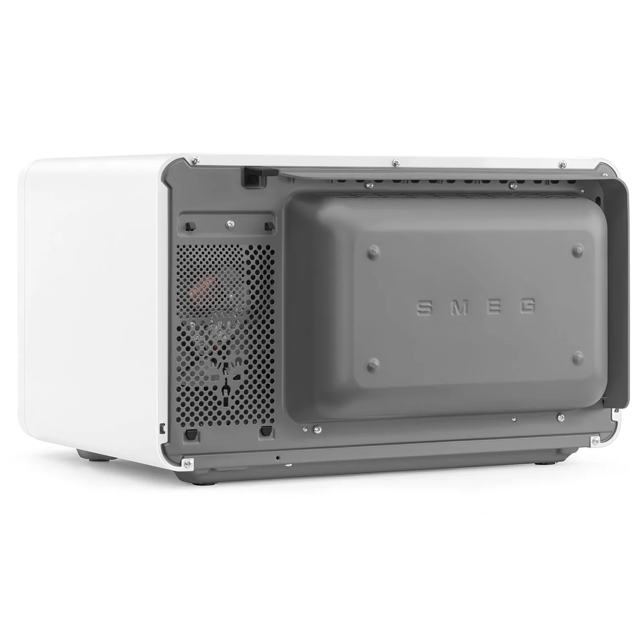 Smeg MOC02WHMEU Retro Solo Kombi Mikrodalga Mat Beyaz - Görsel 10