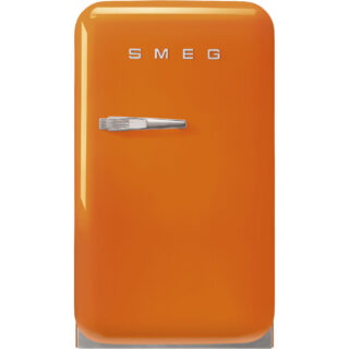 Smeg FAB5ROR6 Retro Mini Soğutucu Turuncu Sağ Menteşe